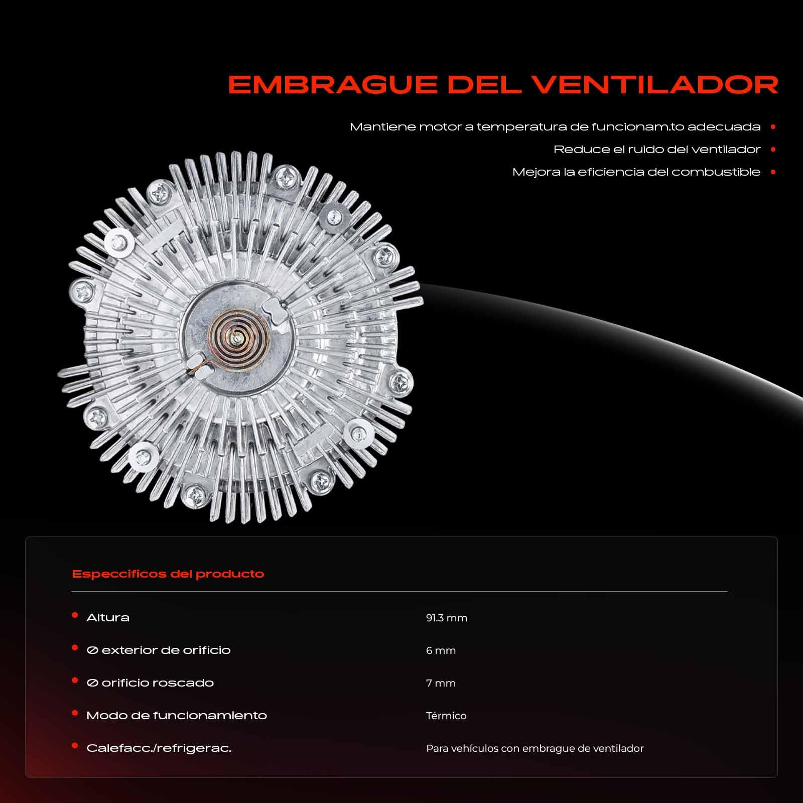 Frankberg Ventilador del radiador refrigeración del motor 21082EB30A | Compatible con: Pathfinder III R51, Navara D40 NP300, NP300 Navara Pick-up D23 D23T, Cabstar F24M F24W