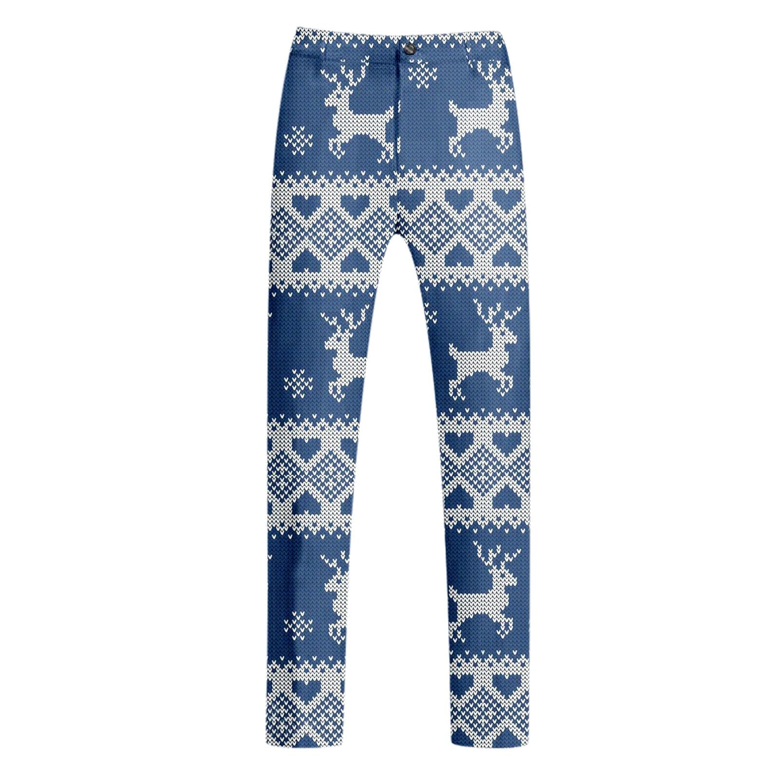Generisch Männlicher Druck Weihnachten Themen Casual Plus Größe Top Bottom Zweiteiler Abschlussball Party Outfit