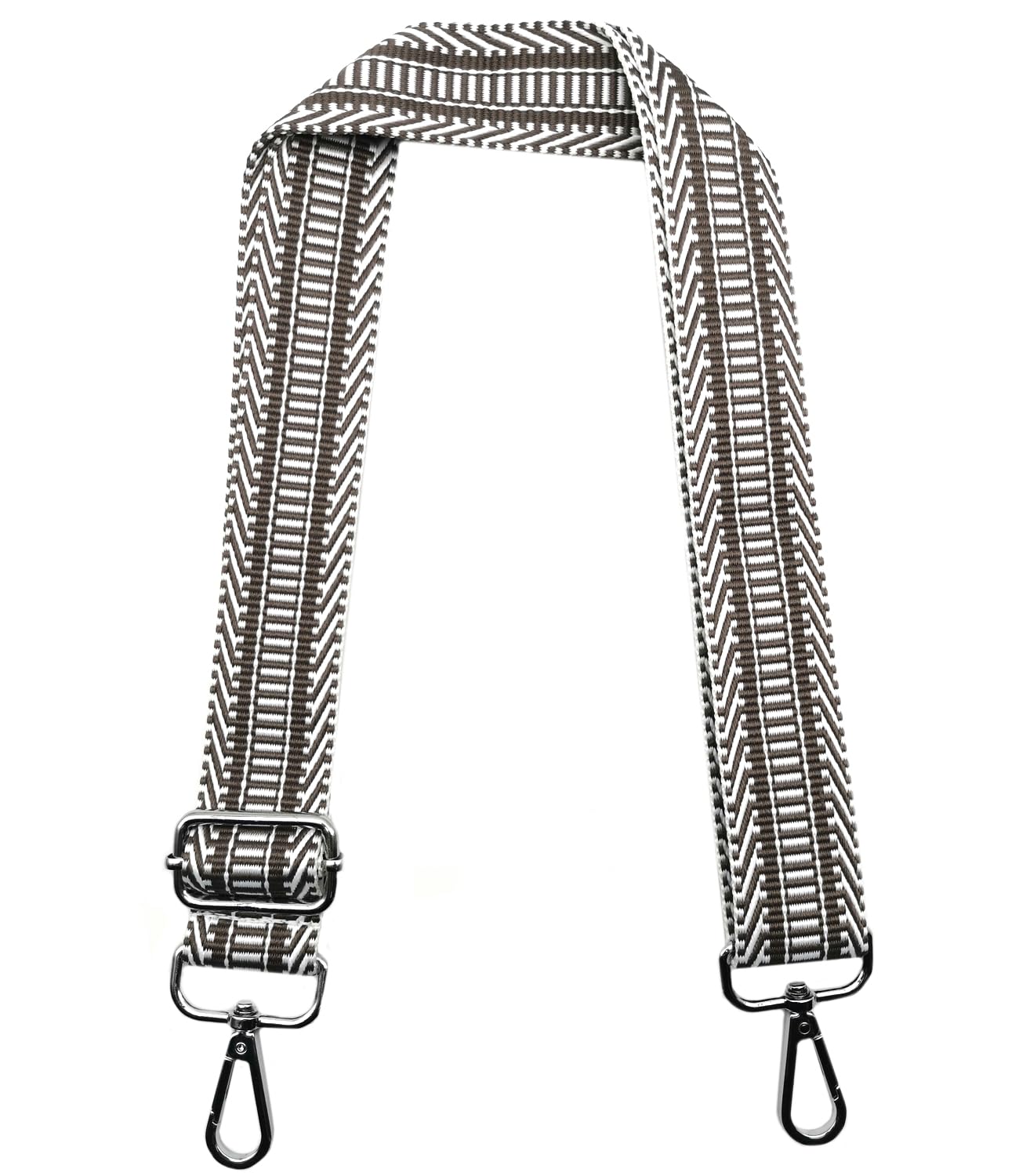 Tracolla Regolabile Per Borsa Donna - Cinghia Di Ricambio Larga 3.8cm Con Moschettoni, Colori Eleganti - Foto 5