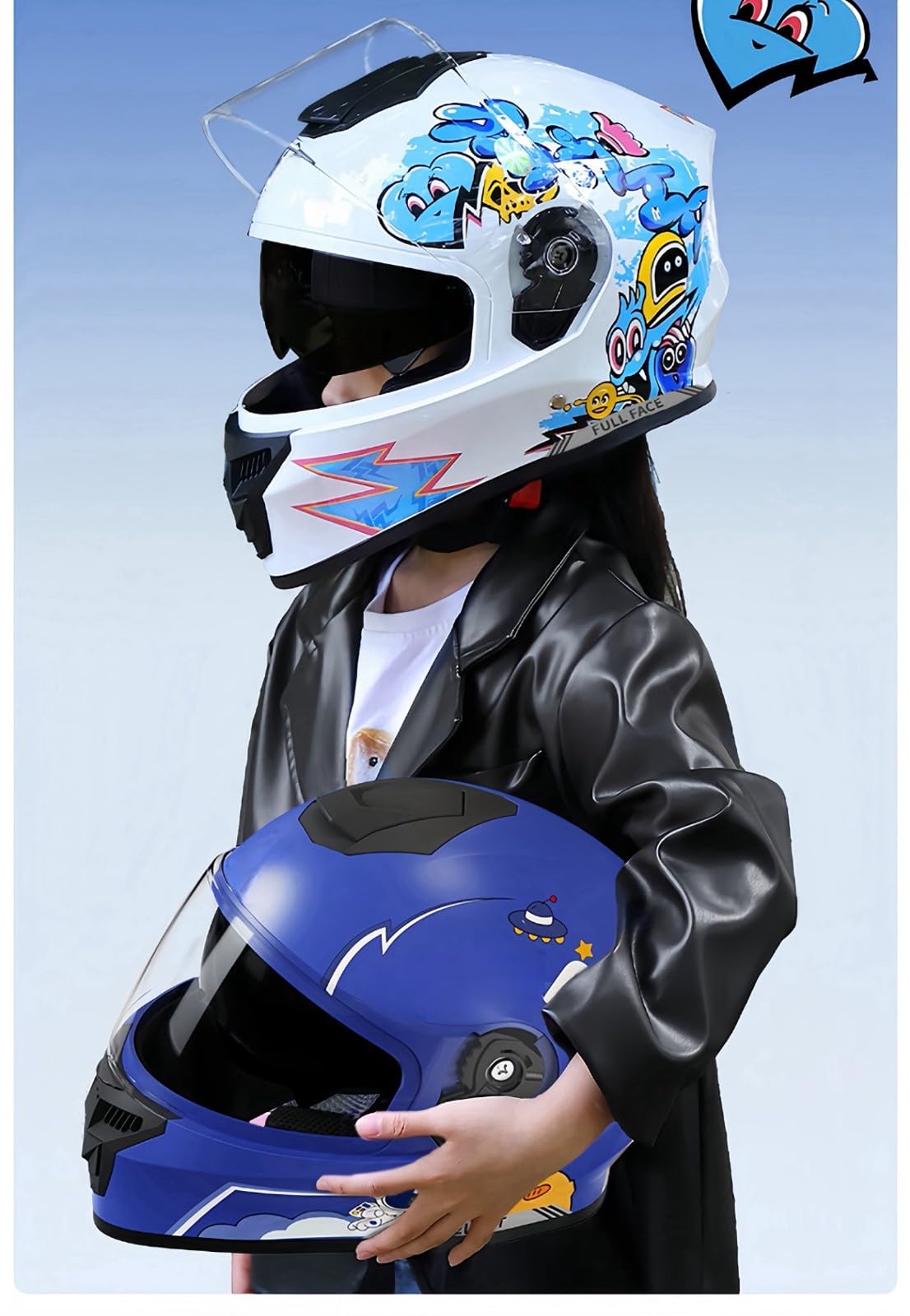 Face Helmet Helmet For Year Old Boy Kids DOT Approved Motorcycle