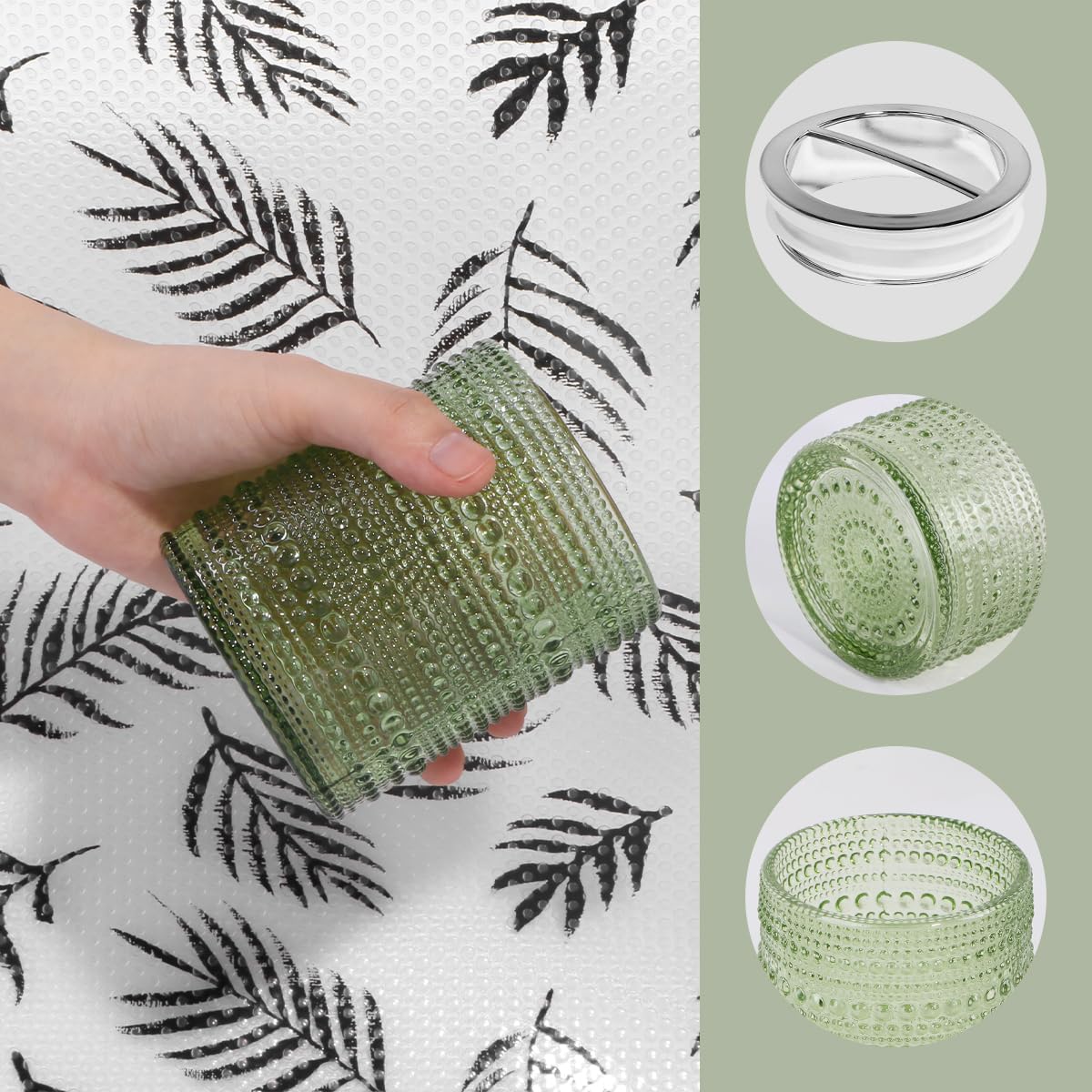 Soporte para cepillos de dientes para baños, juego de soporte de vidrio para cepillo de dientes y pasta de dientes, vaso de baño de 10 onzas y taza de enjuague bucal, soporte para cepillo de