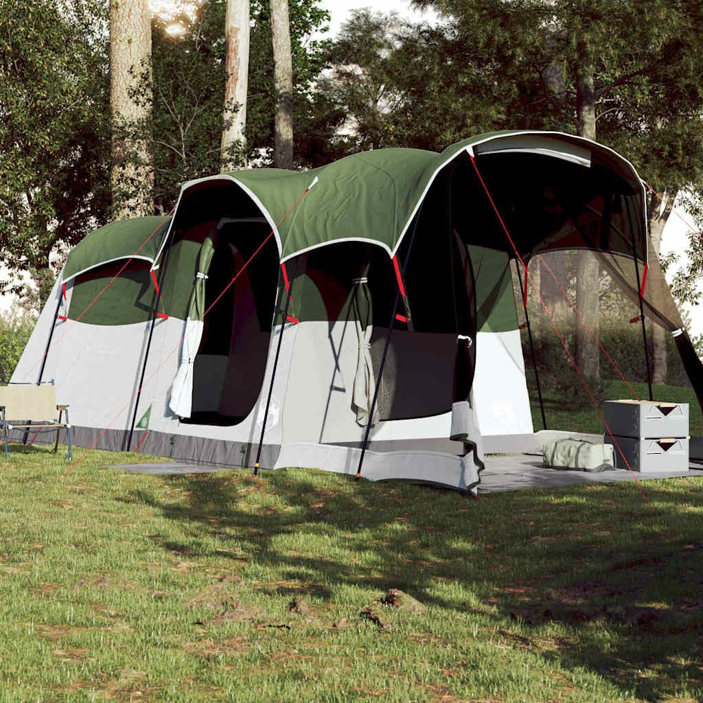 Mangloder Familienzelt Personen Tunnelzelt wasserdicht Blau mit Vorzelt und E-Anschluss für Camping, Wandern, Outdoor, Festival, Garten und Strand, leichtes und kompaktes Biwakzelt für Reise