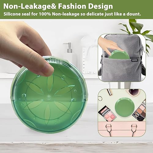 Miniatura 2 de Caja de dentadura a prueba de fugas, caja de retención dental portátil con espejo, herramienta de extracción y capa de almacenamiento adicional,