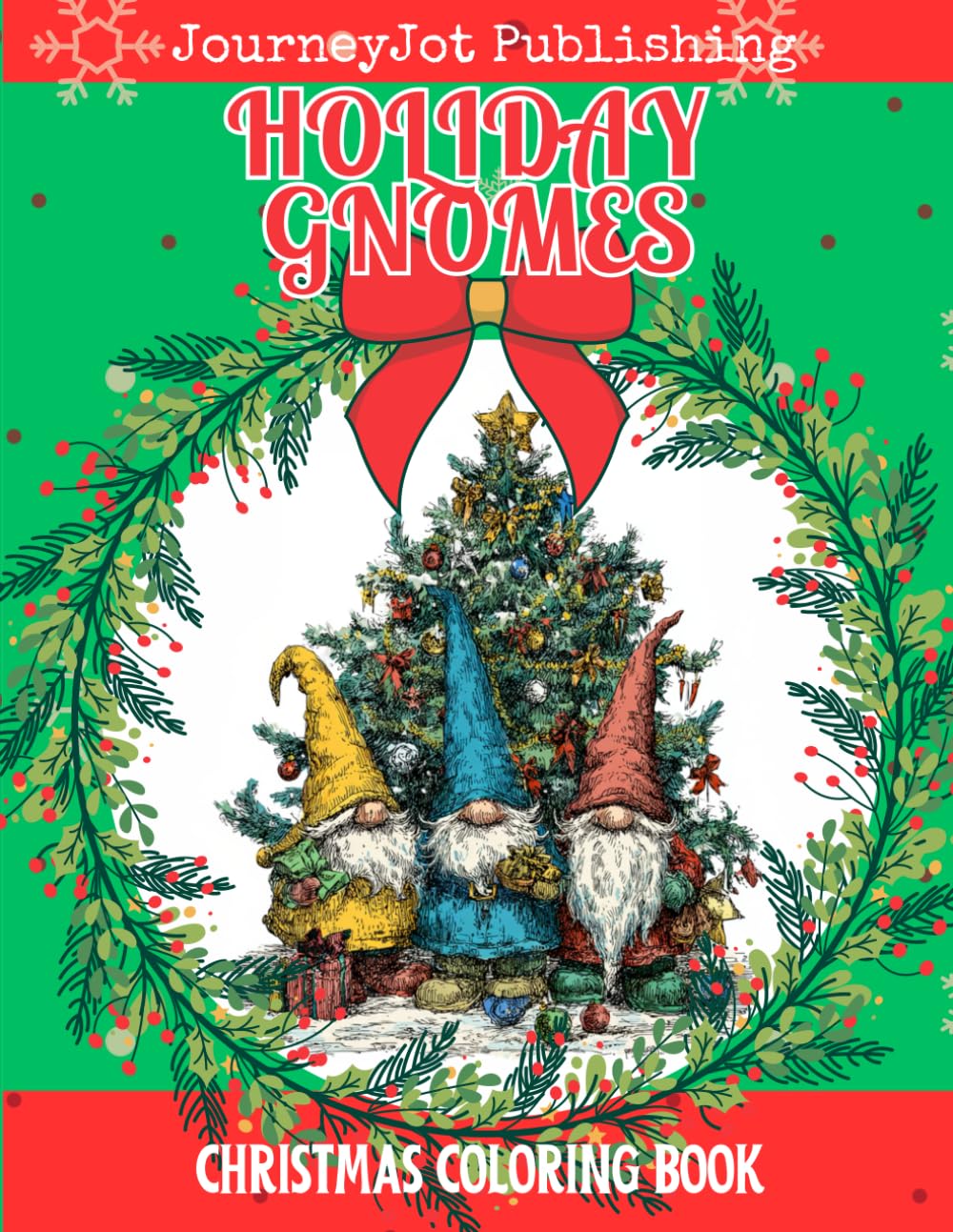 Holiday Gnomes Christmas Coloring Book