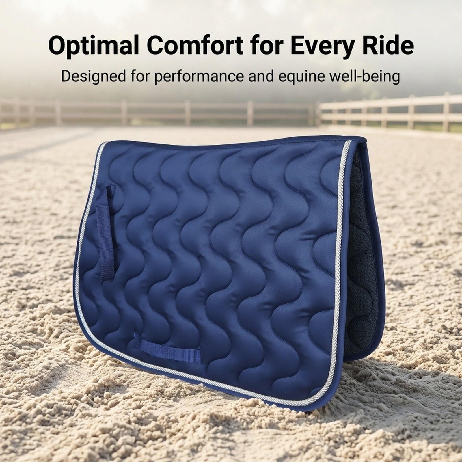 para Silla Montar para Caballo, con absorción Impactos, amortiguación y protección. Ecuestre versátil para competición.