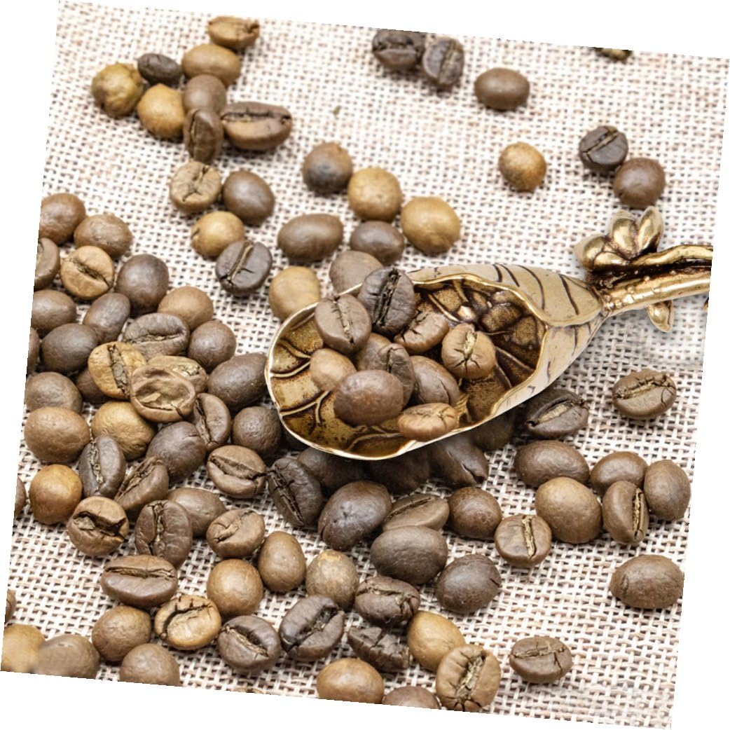 Amosfun 3 Uds Cuchara Para Granos De Café Cucharaditas Para Té Para Té De Cobre Dorada