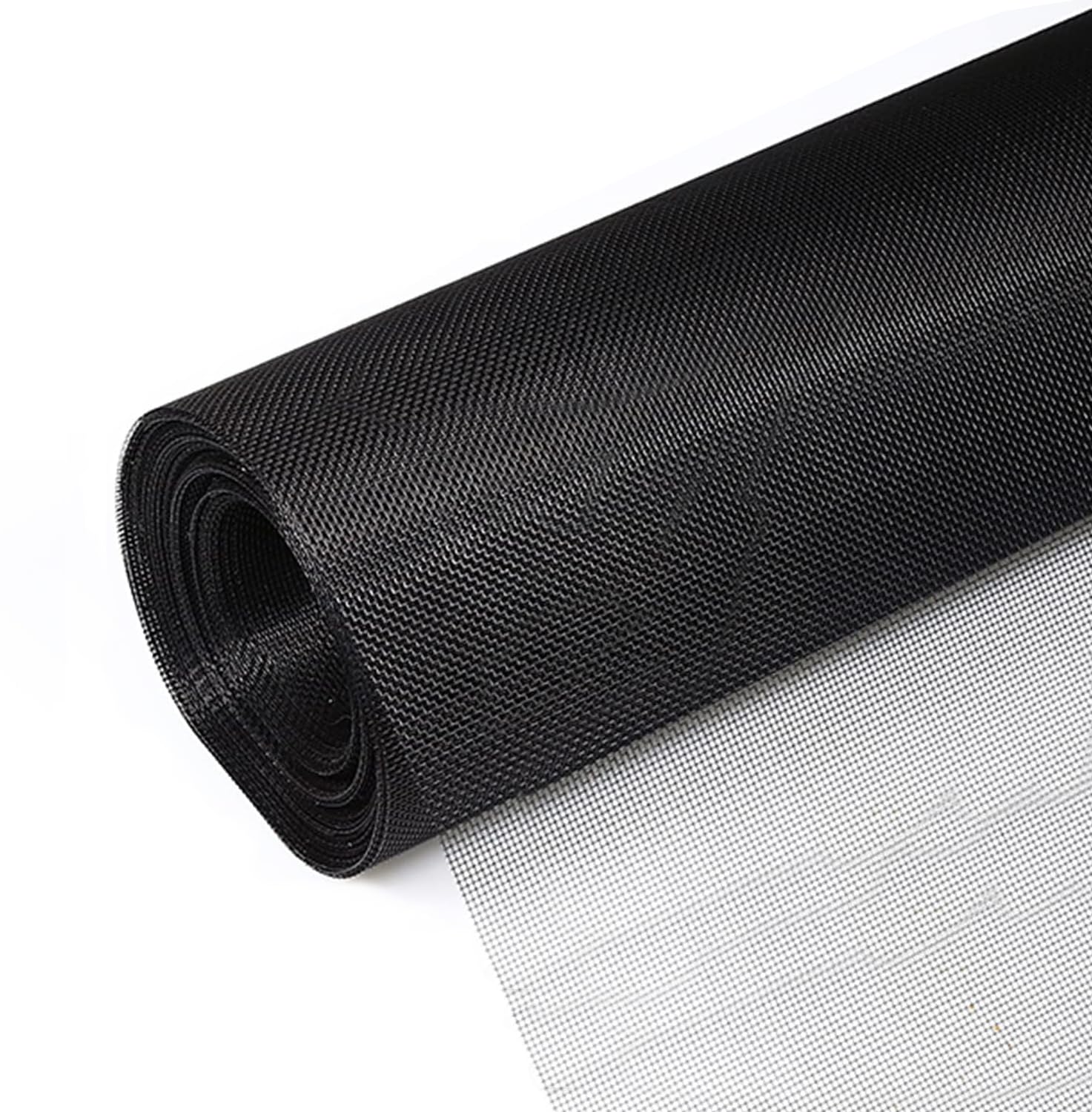 Ruibifu Black Fly Screens For Windows, Mosquito Net Window 120Cm X 250Cm, Fiberglass Window Mesh Insect Screen, Window Fly ​Screen Replacement, Can Be Cut To Desired Size, Insect Mesh (Black)