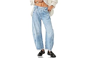 Free People Doop Free Spirited Womens' Baggy Boyfriend Jeans