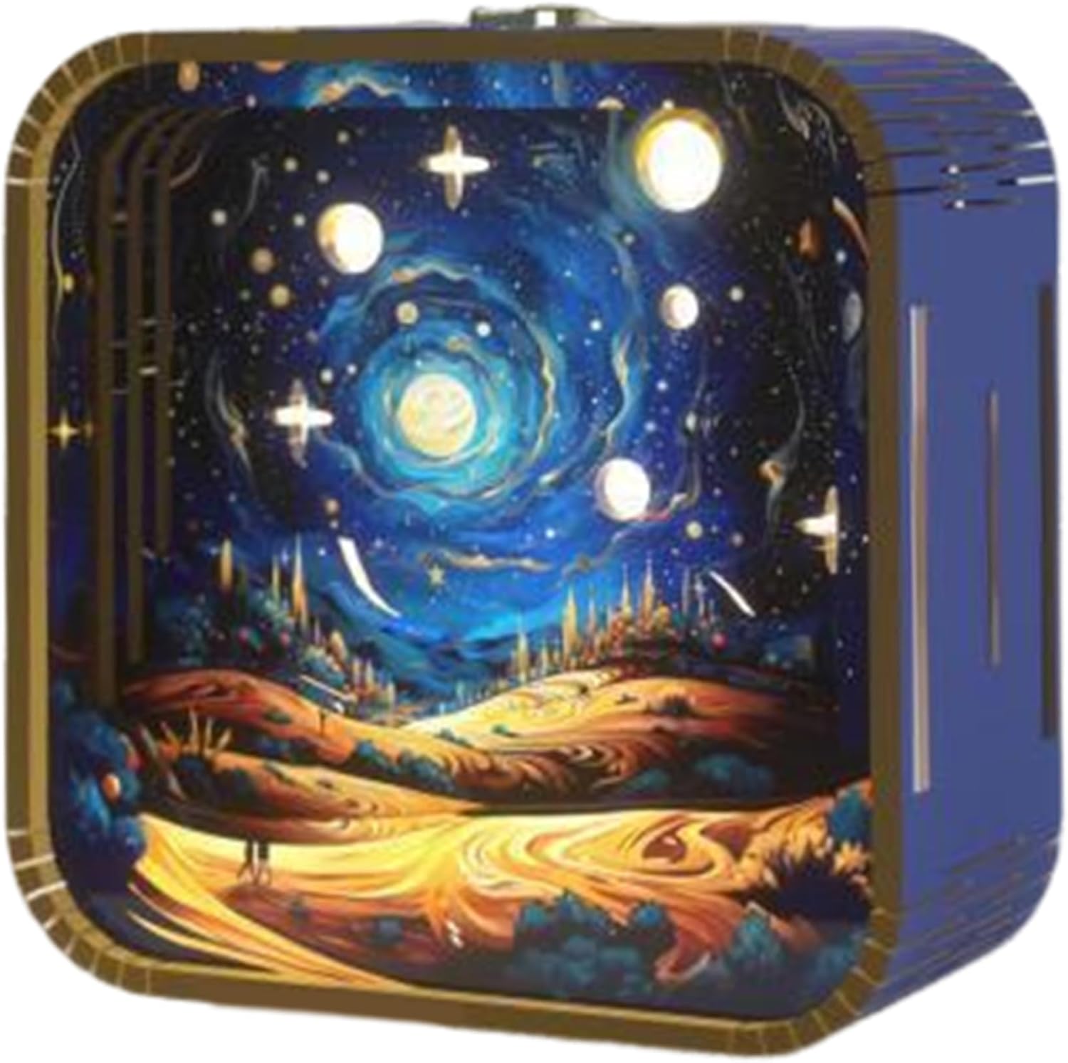 3D Puzzles for Adults Touch Switch USB Rechargeable 3D Puzzle Night Light 3.5x3.5in