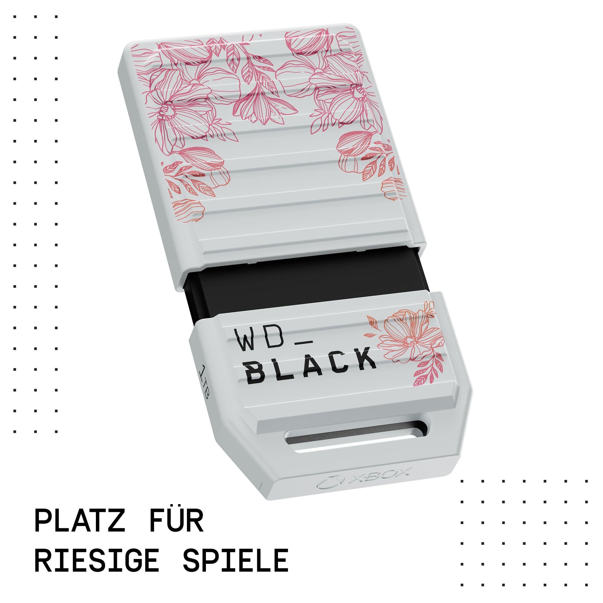 WD_BLACK C50 1 TB Speichererweiterungskarte für Xbox, Floral Fusion