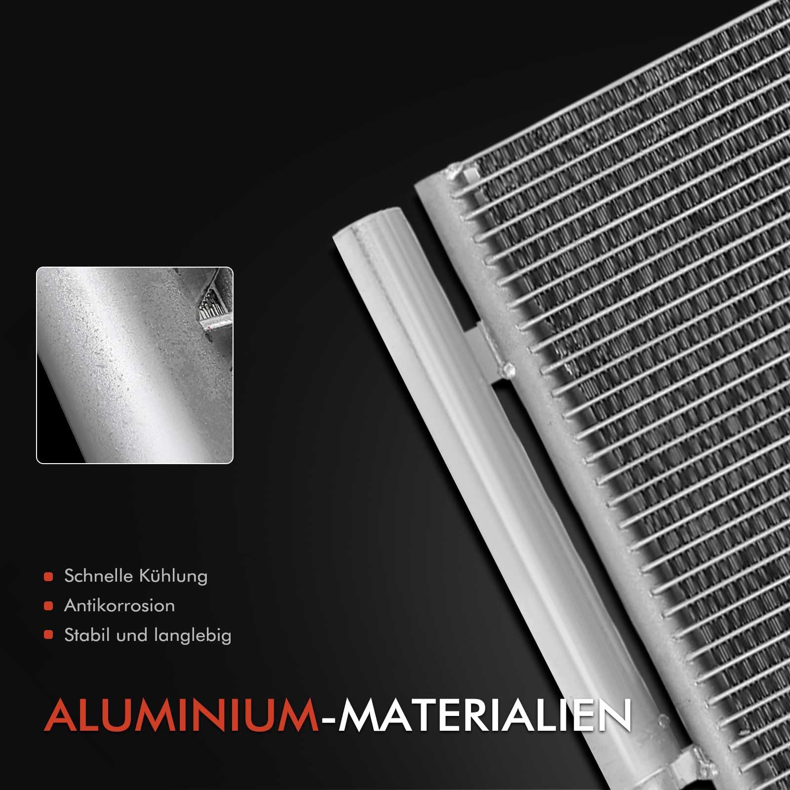 Frankberg Kondensator Klimaanlage Kompatibel mit 1er F20 F21 2010-Heute 2 Coupe F22 F87 2013-Heute 3er F30 F31 F80 2011-2019 4 Coupe F32 F82 2013-2020 Replace# 64509218121