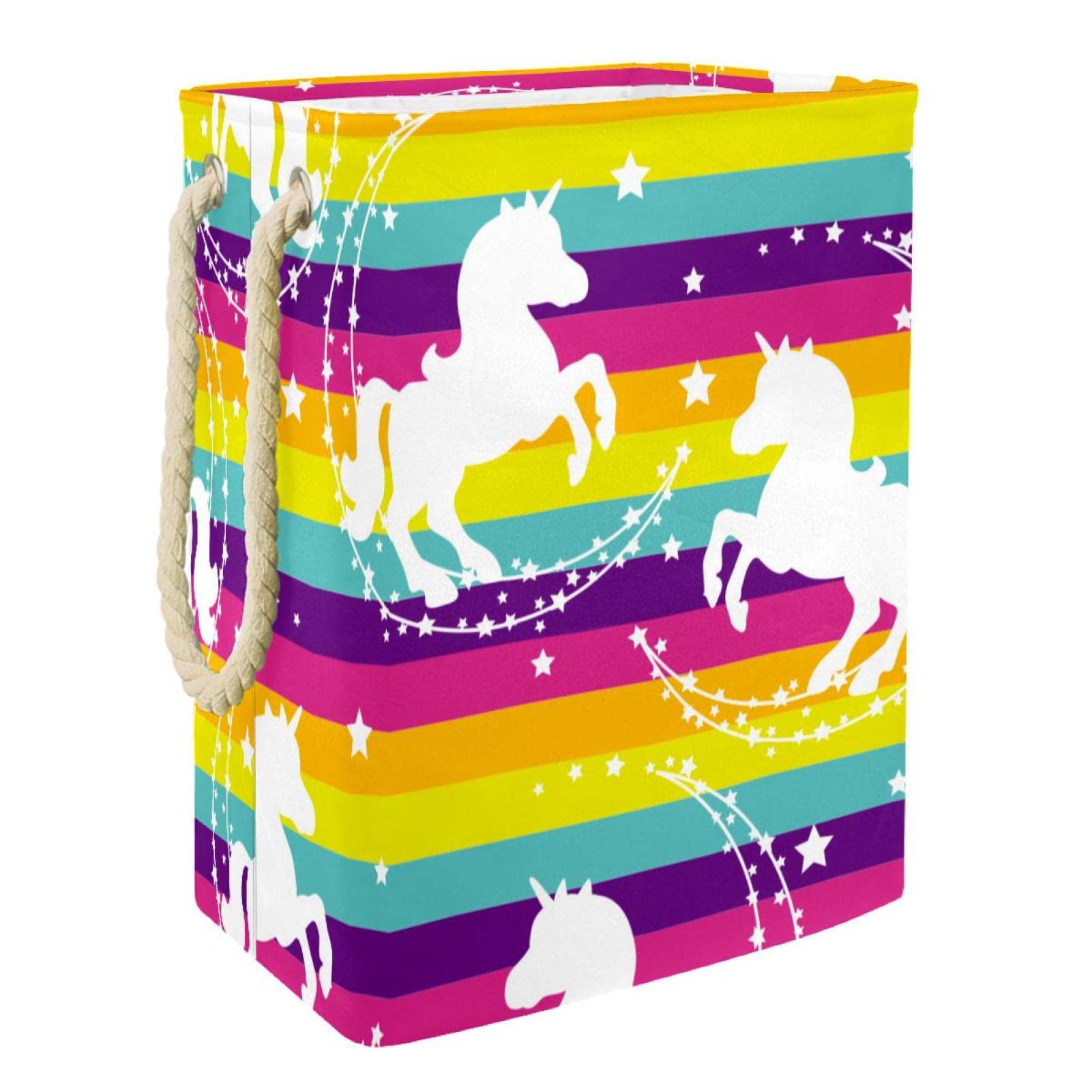 Panier à linge licorne personnalisé pour organiser la salle de bain