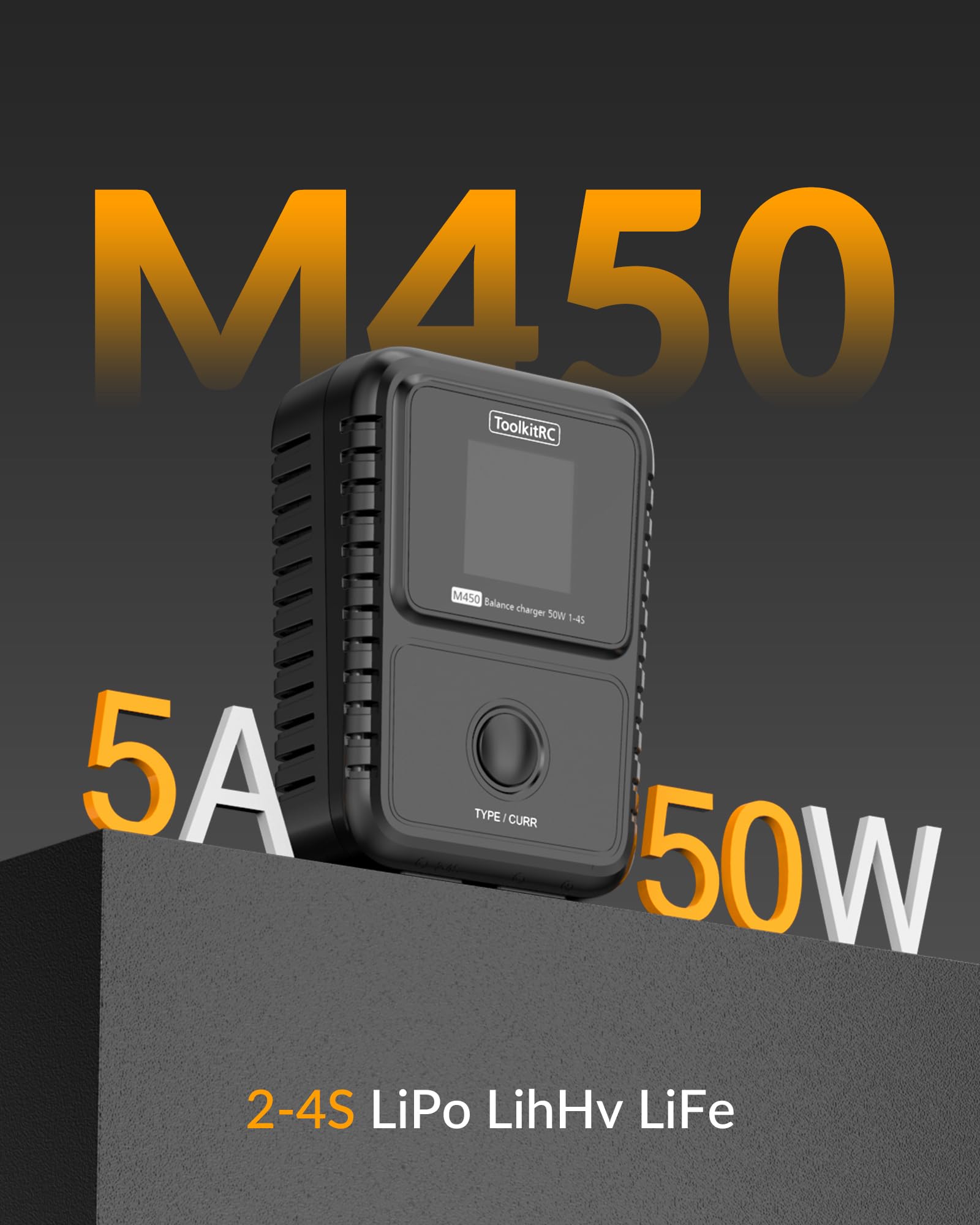 Chargeur de batterie LiPo 50 W 5 A 2S-4S RC Balance Chargeur Déchargeur pour 2S 3S 4S LiPo/LiHV/Life Chargeurs de batterie (M450)