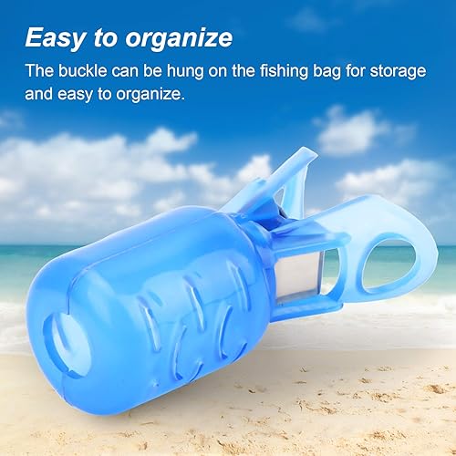 Miniatura 3 de 10 piezas EVA cubierta de gancho de pesca de anzuelo de pesca, bonetes de calamar jig gancho protector caso caja aparejos de pesca herramientas