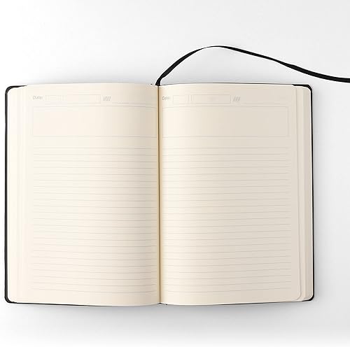 Miniatura 2 de Cuaderno negro para el trabajo, cuadernos de 8 x 6 pulgadas para tomar notas y escribir, diario de negocios de tapa blanda y bloc de oficina sin