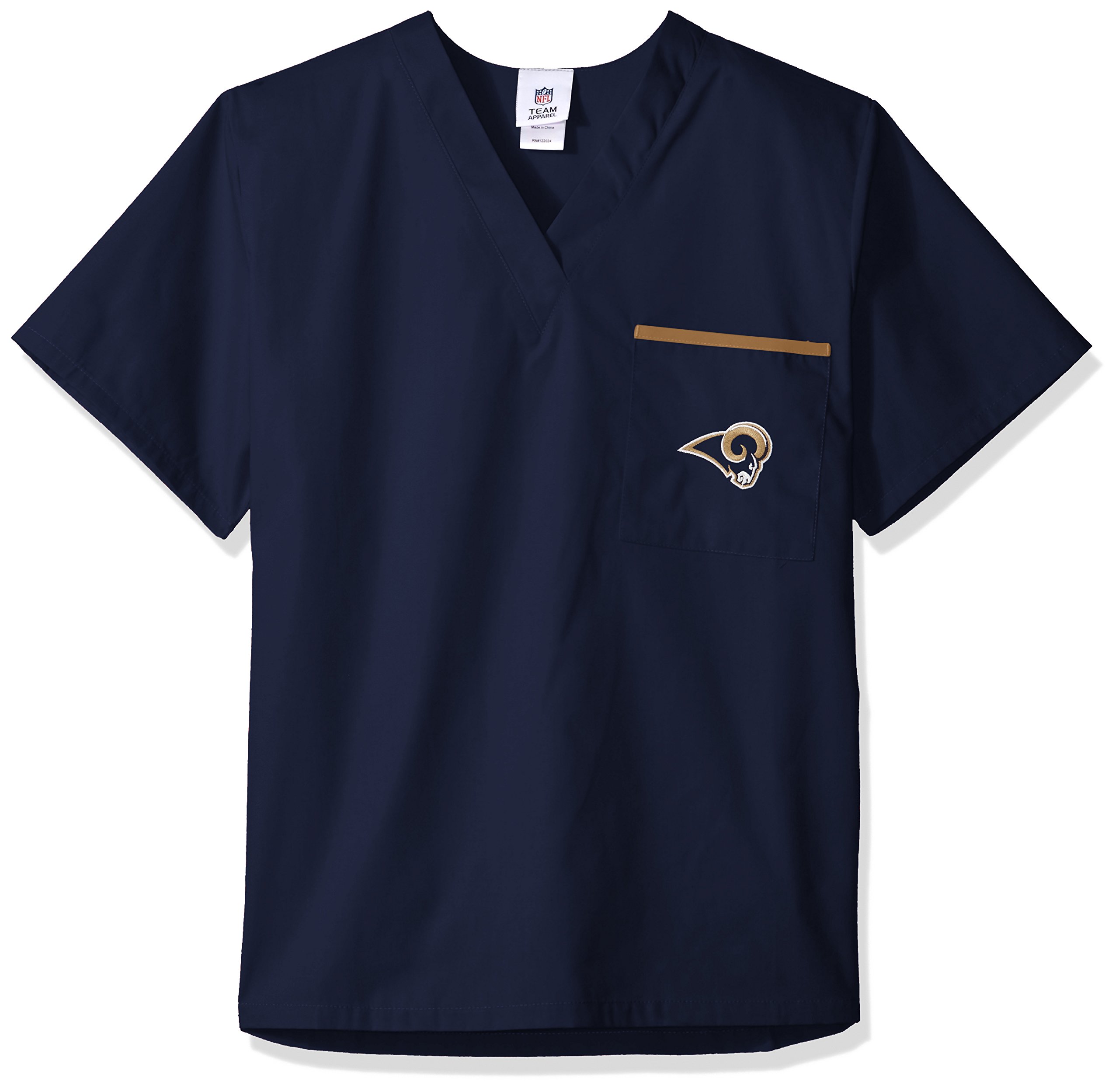 NFL Scrub Dudz Solid Scrub Top