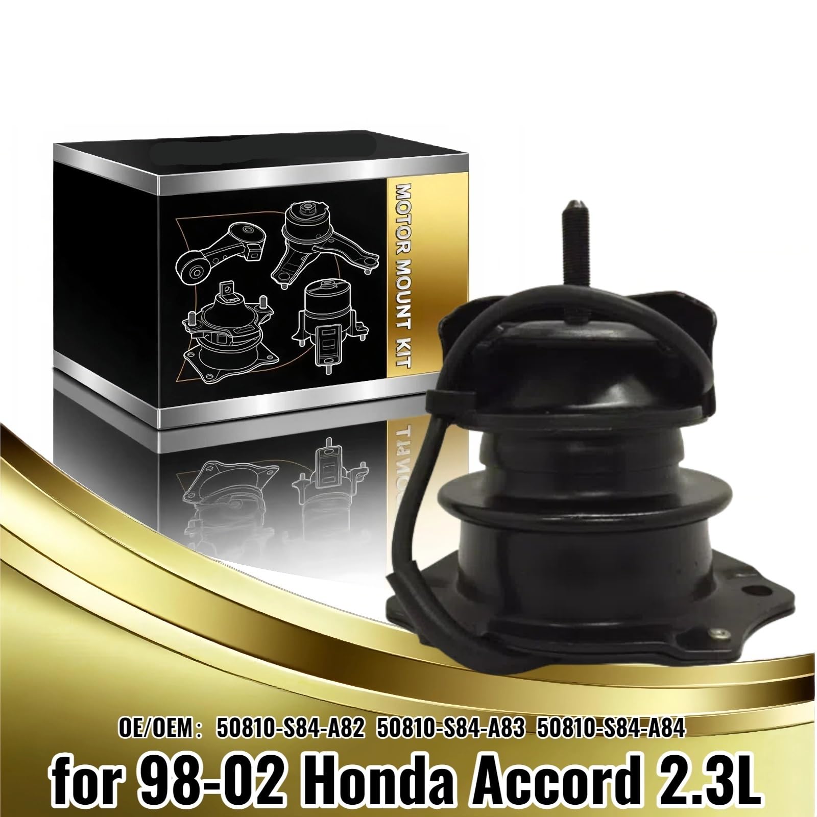 Wspornik Mocowania Silnika Pasuje do Honda Accord 98-02 2.3L 50810-S84-A82 50810-S84-A83 50810-S84-A84 Hydrauliczne tylne mocowanie silnika