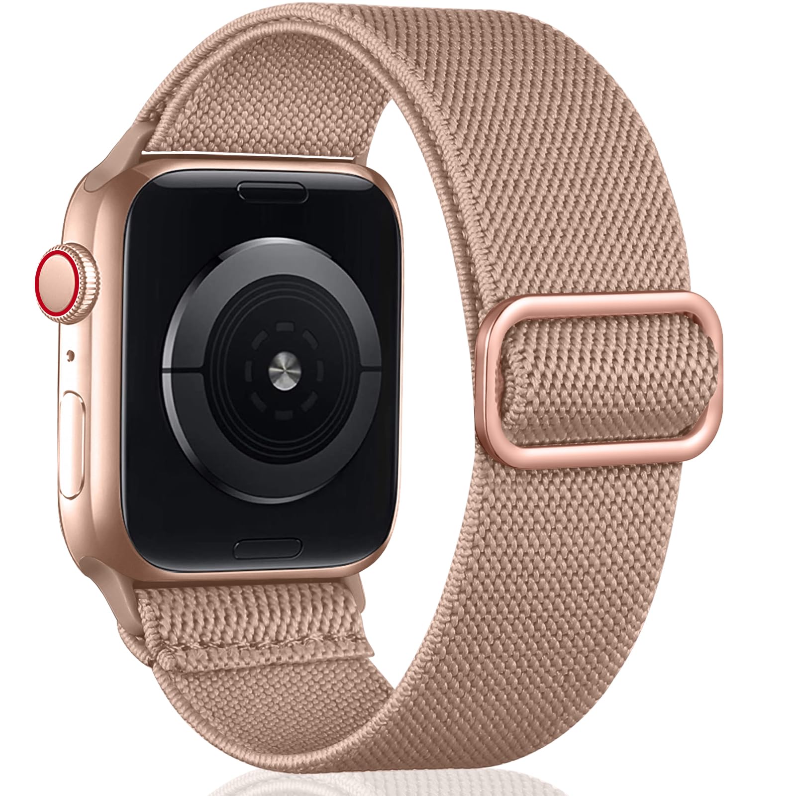 Oielai Solo Loop Straps Compatible with Apple Watch Strap 38mm 40mm 41mm 42mm 44mm 45mm 46mm 49mm, Adjustable Stretch Nylon Sport Band for iWatch Series 11 10 9 8 7 6 5 4 3 2 1 SE Ultra — view 12