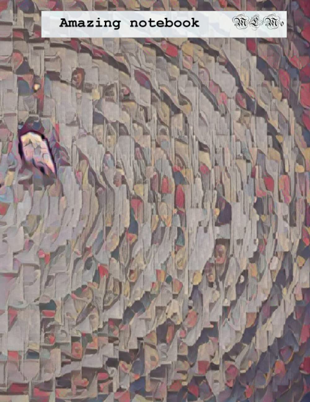 Amazing notebook MLM0: Nice notebook freestyle cover , lined with normal margin with size 8.5x11 in, 80 page, for Professionals and Students, Teachers and Writers MLM0