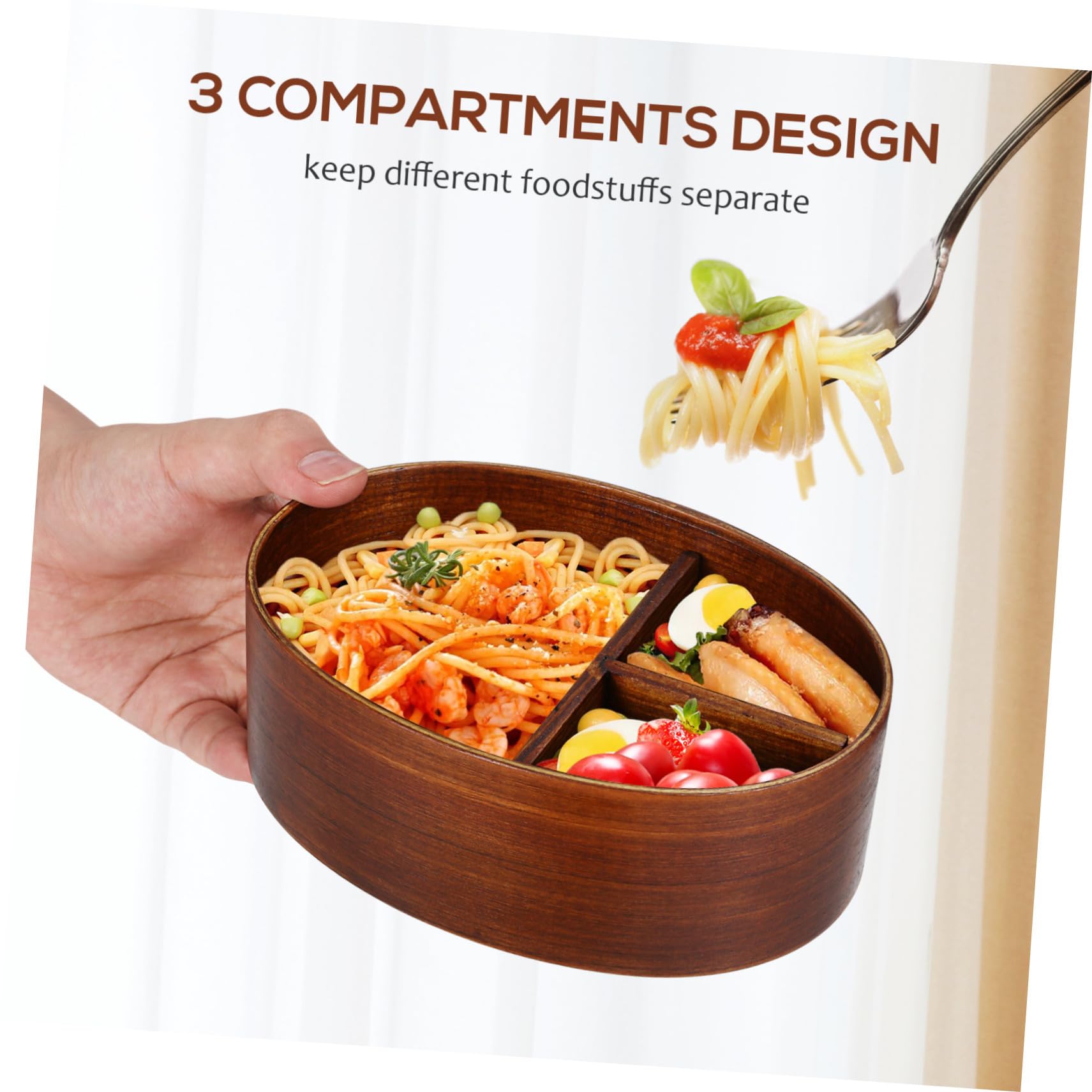 Boîte Bento Japonaise Rétro en Bois pour Sushi et Déjeuner Rentrée Scolaire