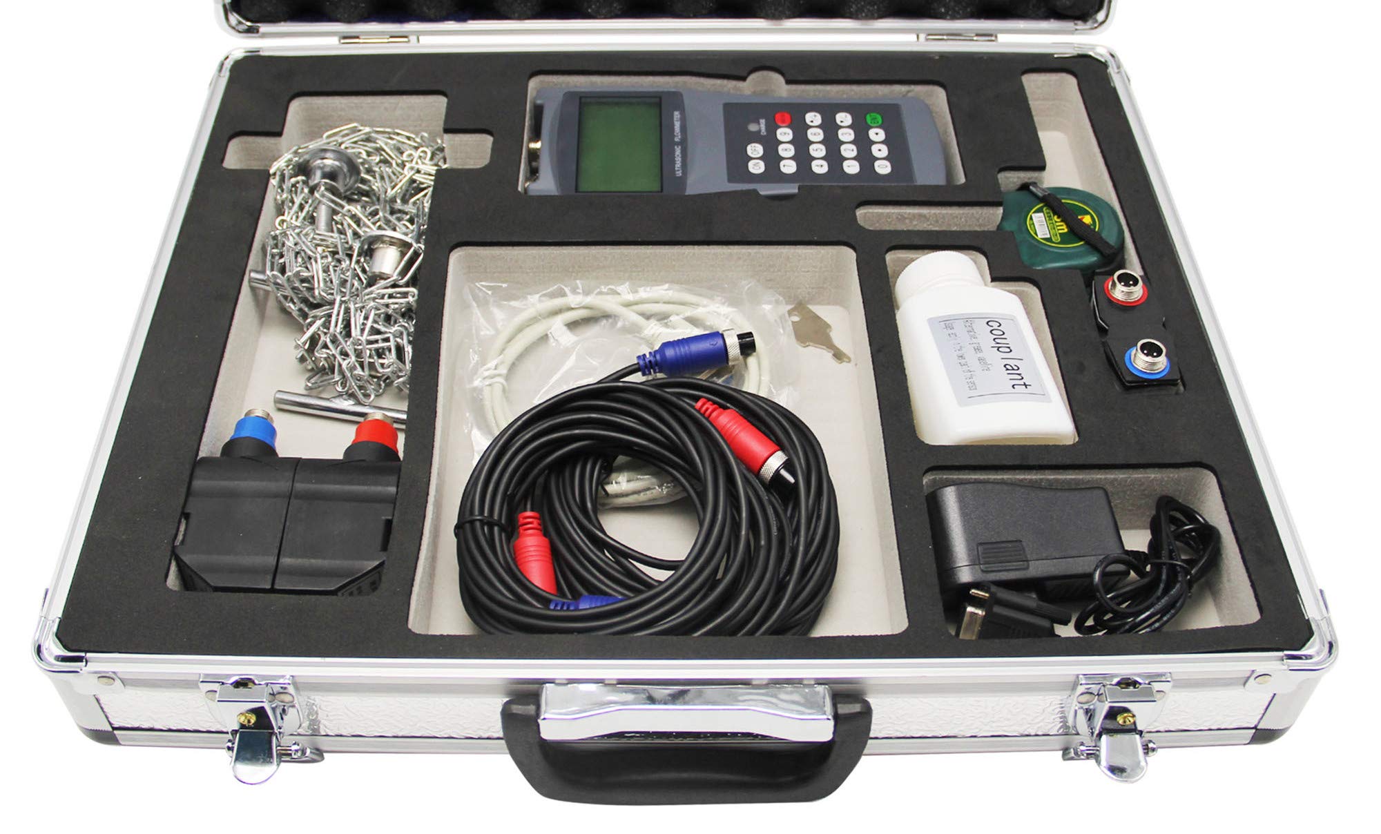 Buy Hanchen Ultrasonic Flow Meter Digital Pipe Liquid Flowmeter Clamp