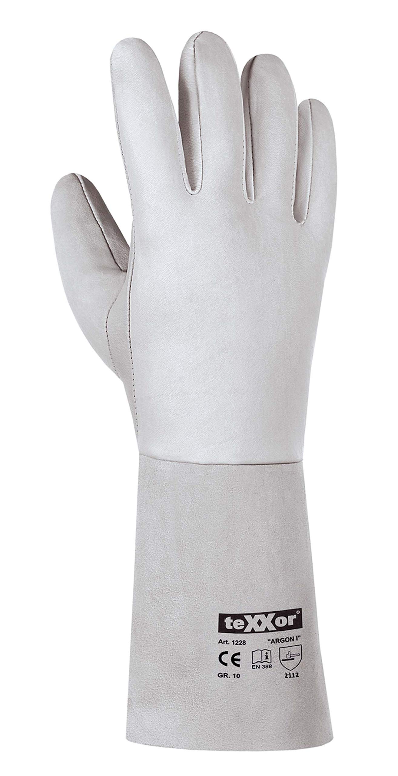 (120 Paar) teXXor Handschuhe Schweißerhandschuhe Argon I 120 x Natur 3XL/12