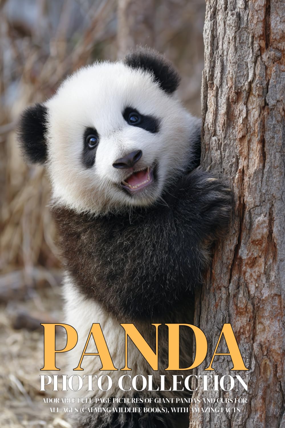 Panda Photo Collection: Adorable Full-Page Pictures of Giant Pandas and Cubs for All Ages (Calming Wildlife Books), with Amazing Facts