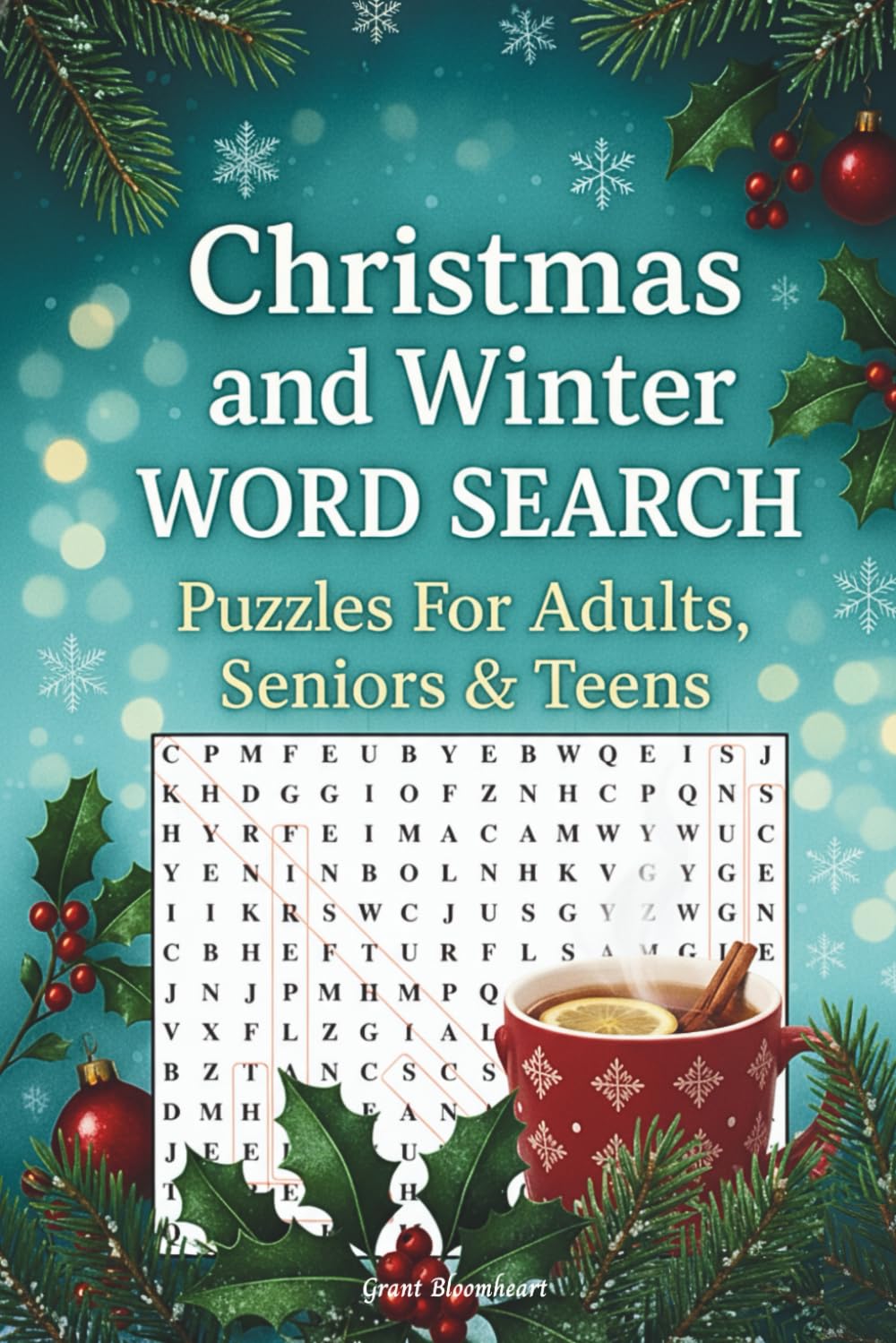 Christmas and Winter Word Search: Puzzles For Adults, Seniors & Teens