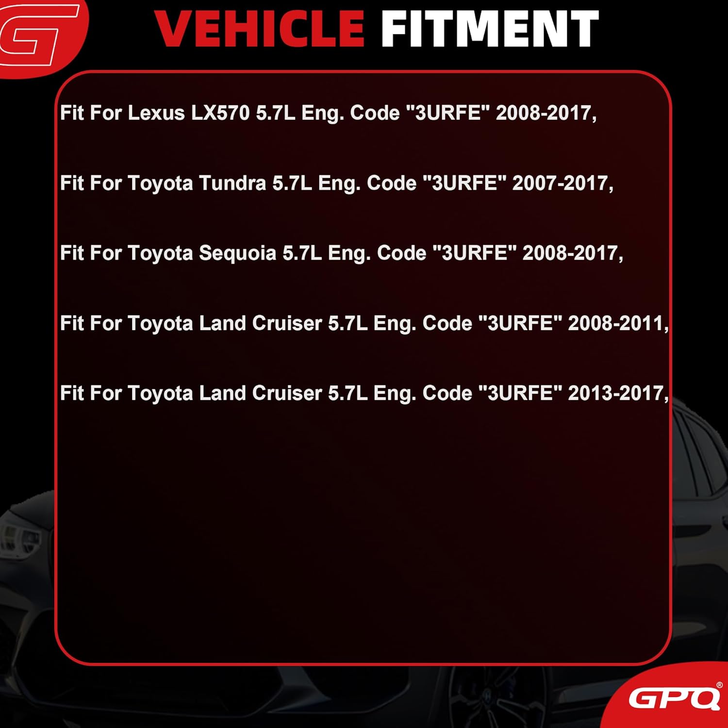 3UR-FE Engine Rebuild Overhaul Kit Head Gasket Set & Timing Chain Kit W/Oil Pump Water Pump Bearings Valves Fit for Toyota Tundra Sequoia Land Cruiser Lexus LX570 3URFE 5.7L 2007-2017,HS26394PT