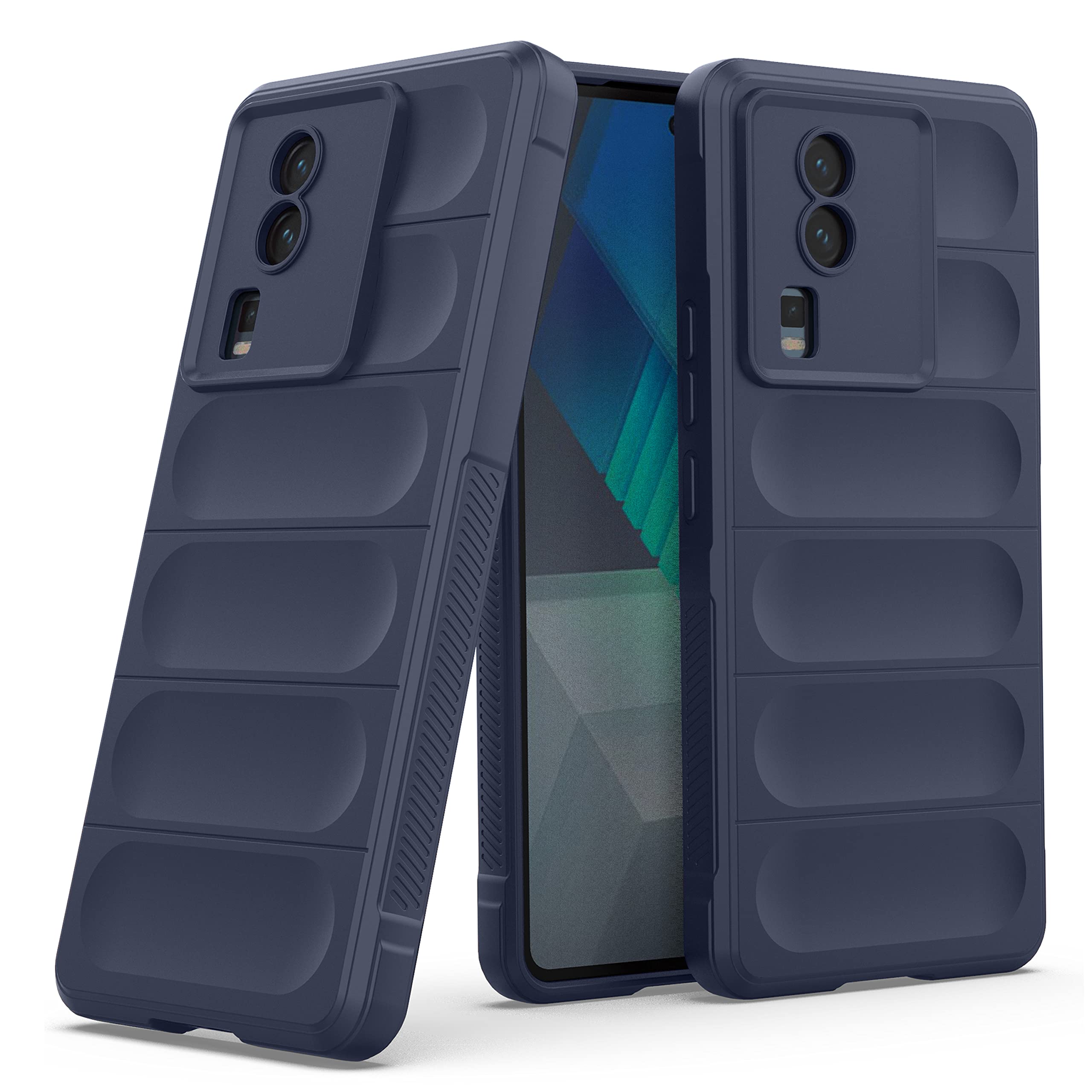 Zapcase Back Case Cover for iQOO Neo 7 5G / iQOO Neo 7 Pro 5G | Compatible for iQOO Neo 7 5G / iQOO Neo 7 Pro 5G Back Cover | Liquid Silicon Magic Case with Camera Protection | Sapphire