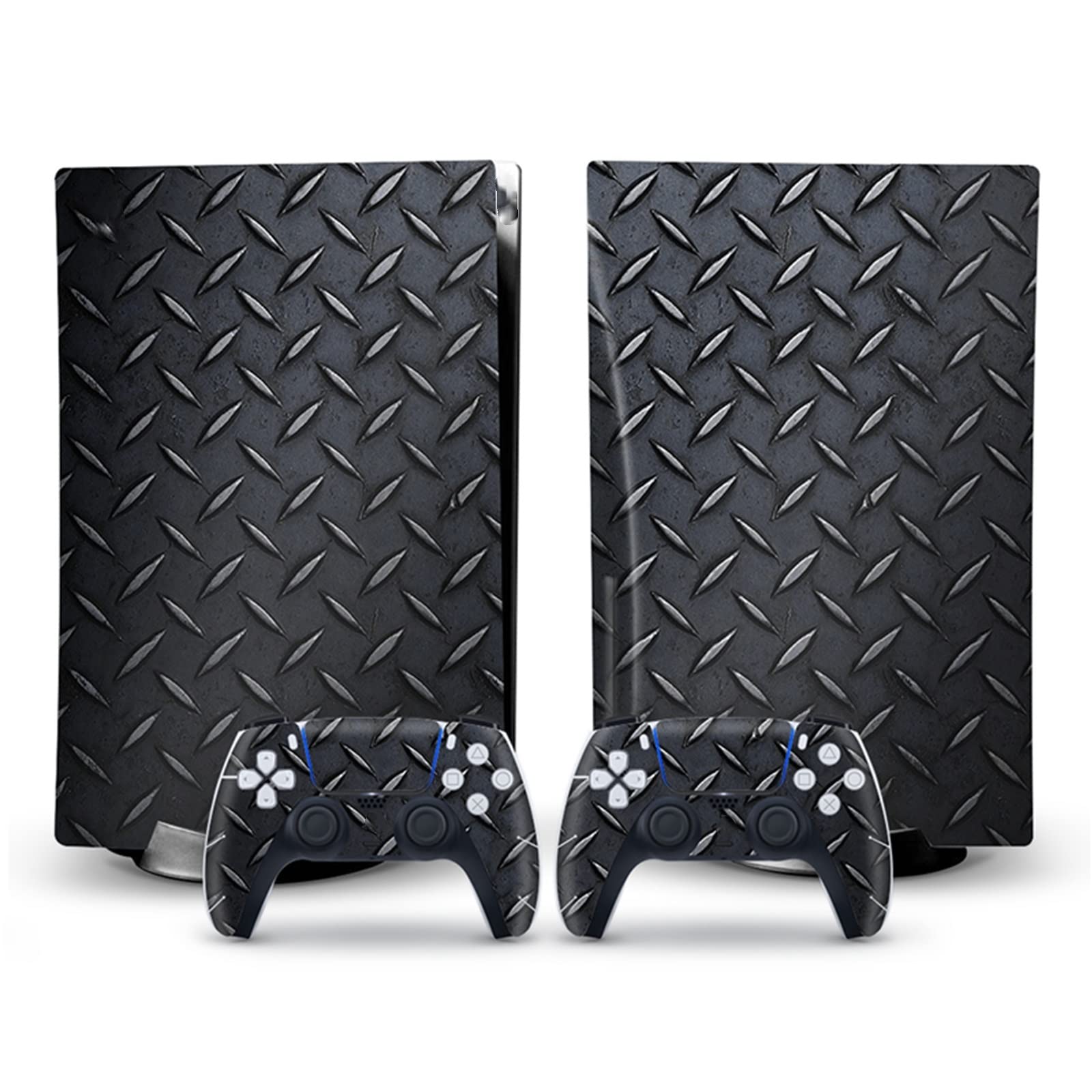 KACBRU Console Skin Decal Skin For PS 5 Disk Edition Console And 2 Controllers Vinyl Cover Skins Wraps For PS5 Disc Version 48636 Skins Wraps Gift