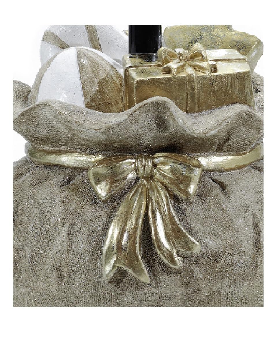 Supporto Piede per Albero di Natale Oro Base Sacco pacchi Regali Stella Decorazioni Natalizie Bambini Felici