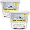 PW PROWASHROOM Urinal Channel Blocks 2 x 3KG - Lemon Fragrance - Non PDCB - Slow Dissolving - 30 Day Control