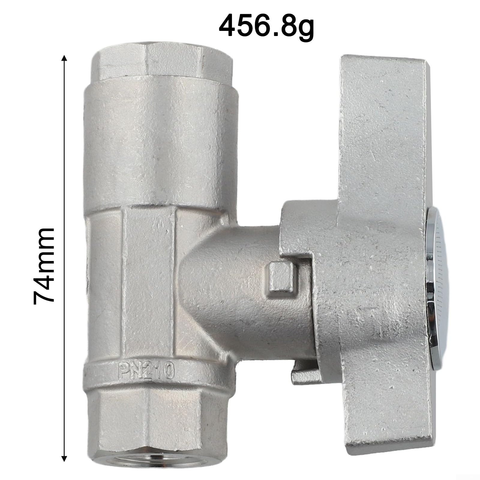Hochdruck Kugelventil 3/8" aus Edelstahl Hochdruck Kugelventil