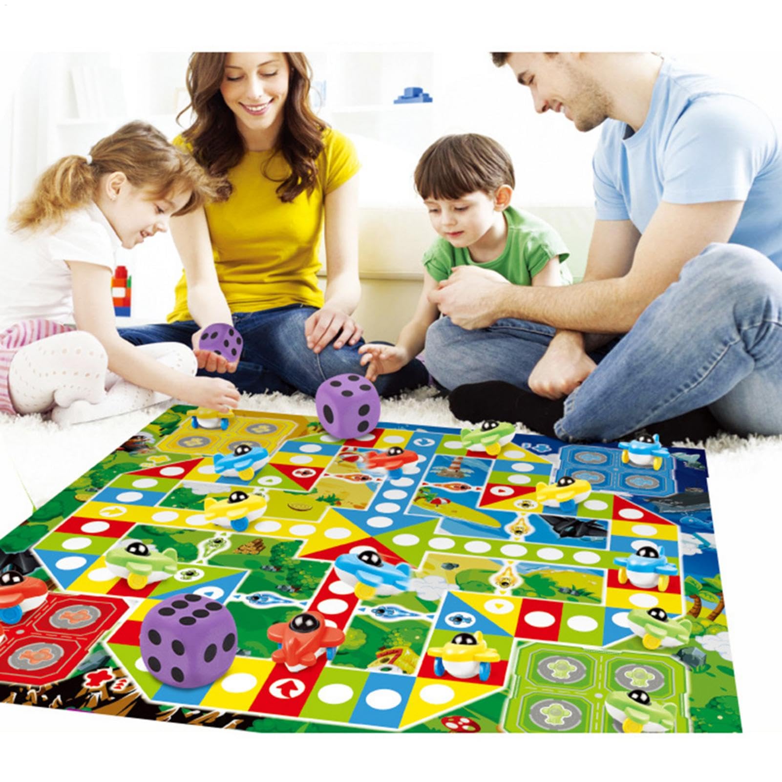 Dadi In Schiuma EVA Per Bambini – 3.8 Cm, Vivaci E Assortiti, Giocattolo Educativo Per Contare E Giocare