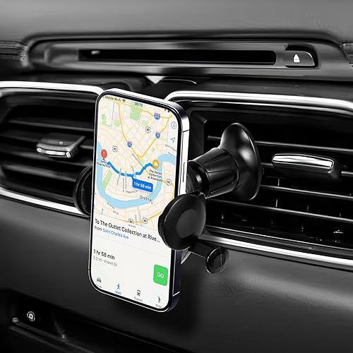 Miniatura 7 de Hovom Soporte de teléfono para ventilación de automóvil, soporte ajustable para teléfono celular, soporte de teléfono celular con bloqueo