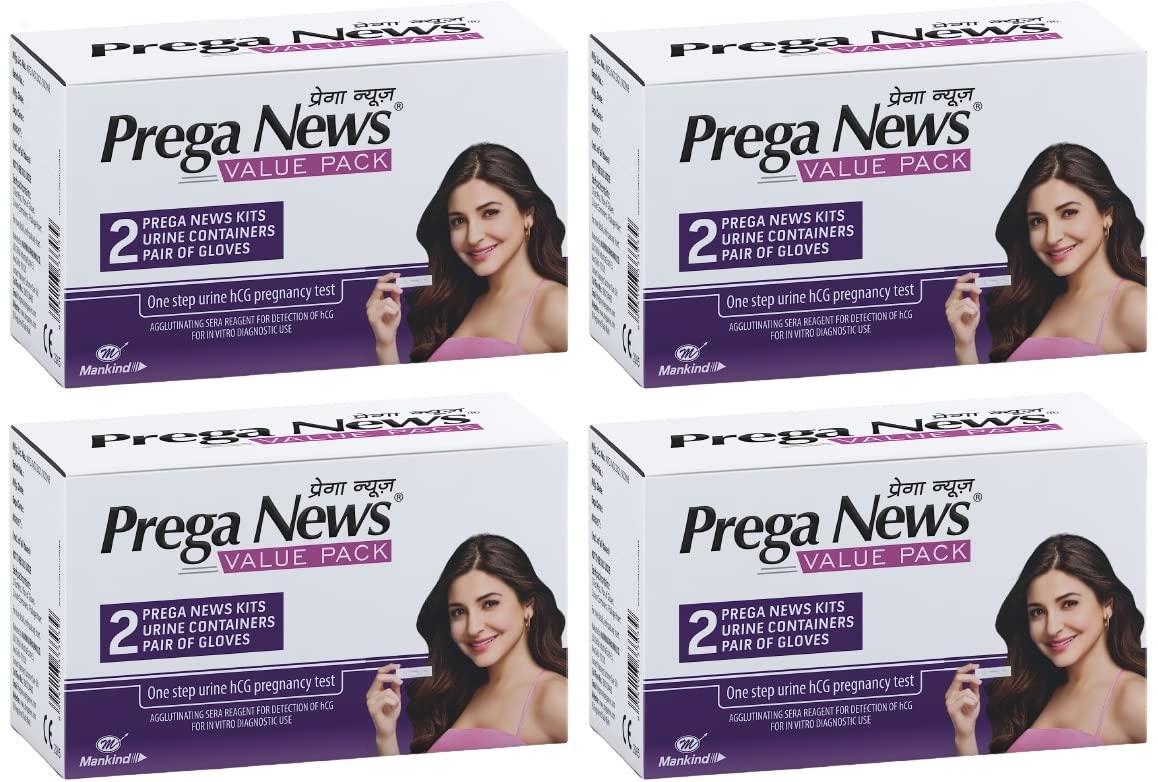 See full amazon price history chart for Prega news Value Pack Kit,One Step Pregnancy Test Kit, Easy to Use, Accurate Result in Just 3 Minutes,2 Gloves + 2 Urine Containers + 2 Pregnancy Test Kits x Pack of 4 Prega news Value Pack Kit,One Step Pregnancy Test Kit, Easy to Use, Accurate Result in Just 3 Minutes,2 Gloves + 2 Urine Containers + 2 Pregnancy Test Kits x Pack of 4 (B0B8HLK98Q) Amazon Price History, Amazon Price Tracker