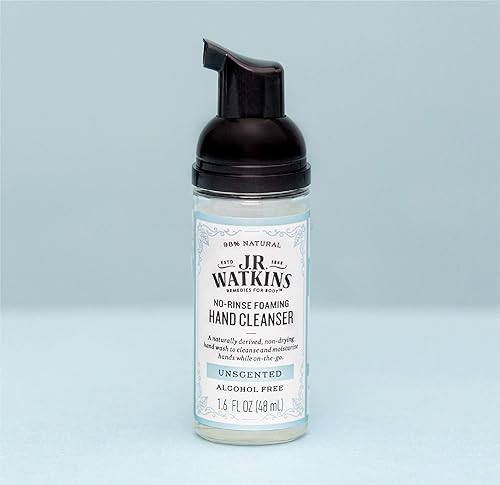 Miniatura 10 de J.R. Watkins Limpiador de manos espumoso sin enjuague, dispensador de jabón de manos en dispensador, limpiador de espuma para baño y cocina,