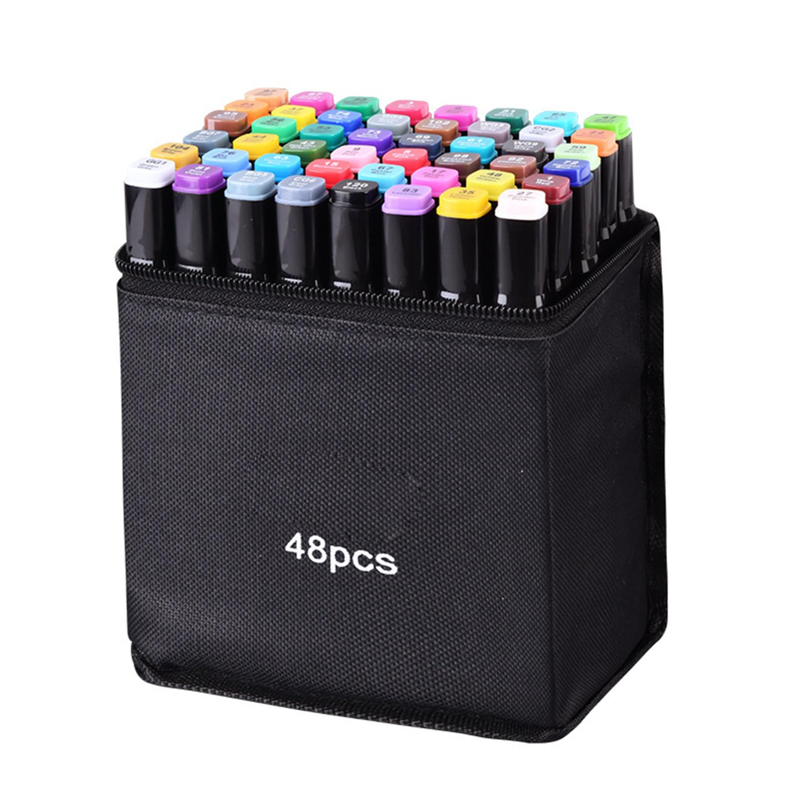 Kunststoff Kunstmarker Set mit Doppelspitze für feine und breite Farbgebung Langlebige Farben Ergonomische Formmarker