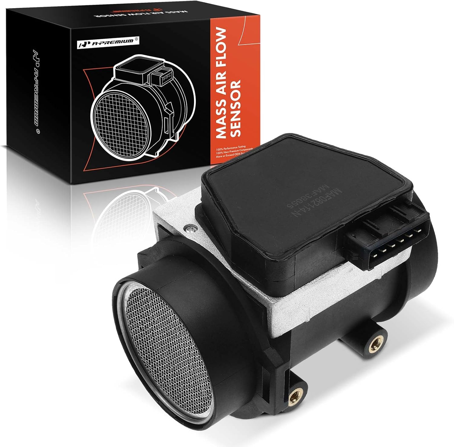 A-Premium Mass Air Flow Sensor Compatible with Saab 900 1988-1994, 9000 1989-1990, L4 2.0L Only, Replace for# 0280212013, 0986280109