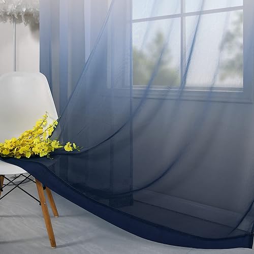 Miniatura 6 de Koufall - Cortinas de lino sintético