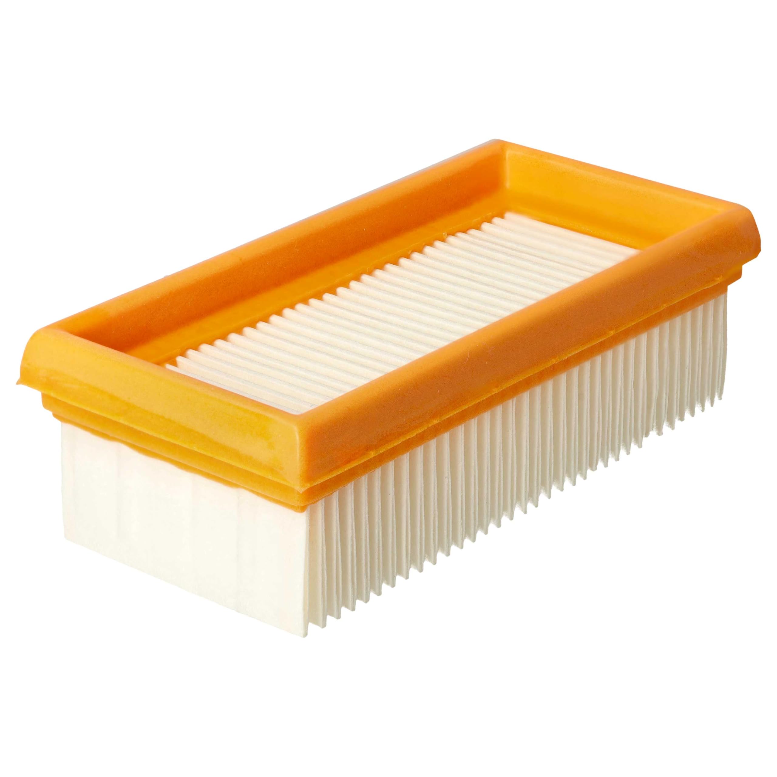 vhbw 8x Filtro plisado plano reemplaza Nilfisk 107413541 para aspiradora - Filtro motor aire refrigerante