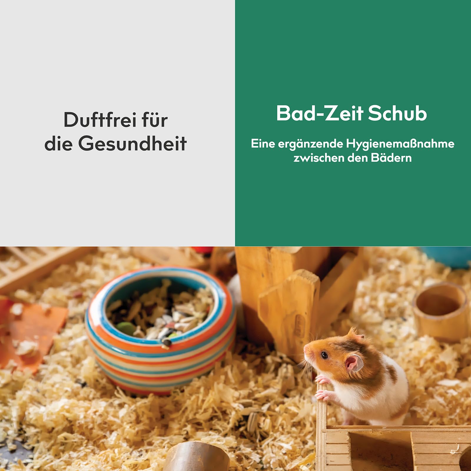 Geruchsentferner für Nagerkäfige, duftfrei, 266 ml | Mineralischer Geruchsentferner, tiersicher, stoppt Uringeruch von Hamstern, Kaninchen, Meerschweinchen, Ratten & Frettchen