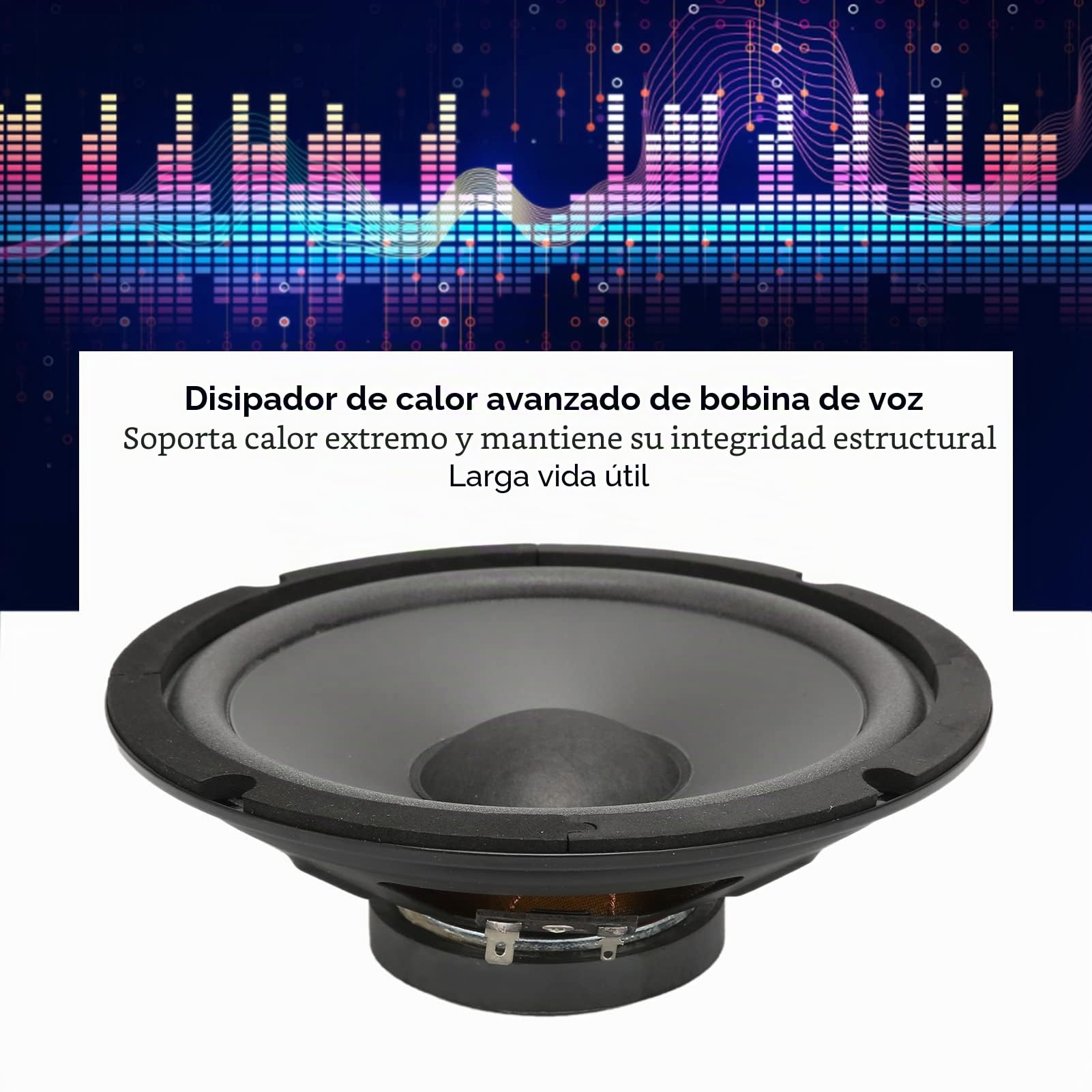 Altavoces para Automóvil YH600, Subwoofers de Componente de Altavoz para Automóvil de 600 W, Bajos de Rango Completo de Altavoces de Sonido de Woofer para Bajos de 6.5