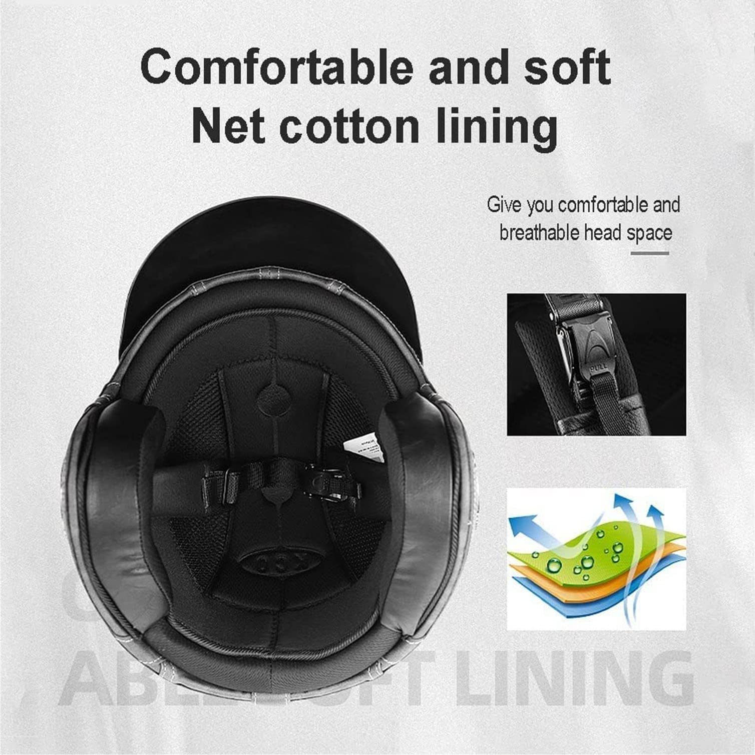 Semi-Ouvert Jet Casque ECE Homologué Casque Moto Demi-Jet et Scooter Compact Anti Scratch Visiere Hommes et Femme Adulte Confortable et Perméable a L'air Doublure Intérieure