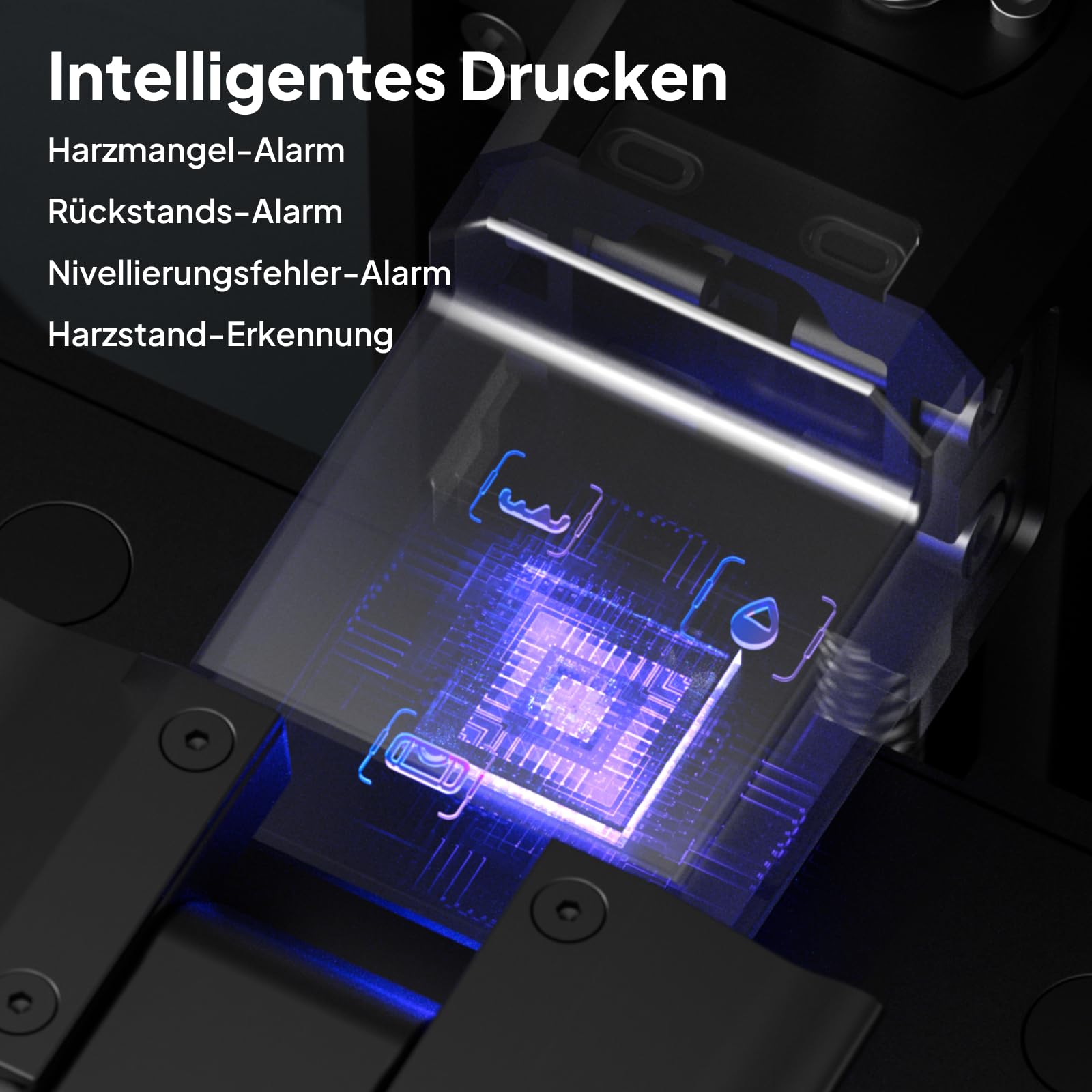 ELEGOO Saturn 4 Ultra 16K Resin 3D Drucker mit Klappdeckel, Smart Tank-Heizung bei 30 °C, 150 mm/h Hochgeschwindigkeitsdruck, Große Druckgröße von 211,68 x 118,37 x 220 mm³