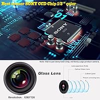 Vista 5 de Cámara de visión trasera de coche con ángulo de visión amplio de color de alta definición impermeable con visión nocturna para 4 Runner/Land Cruiser