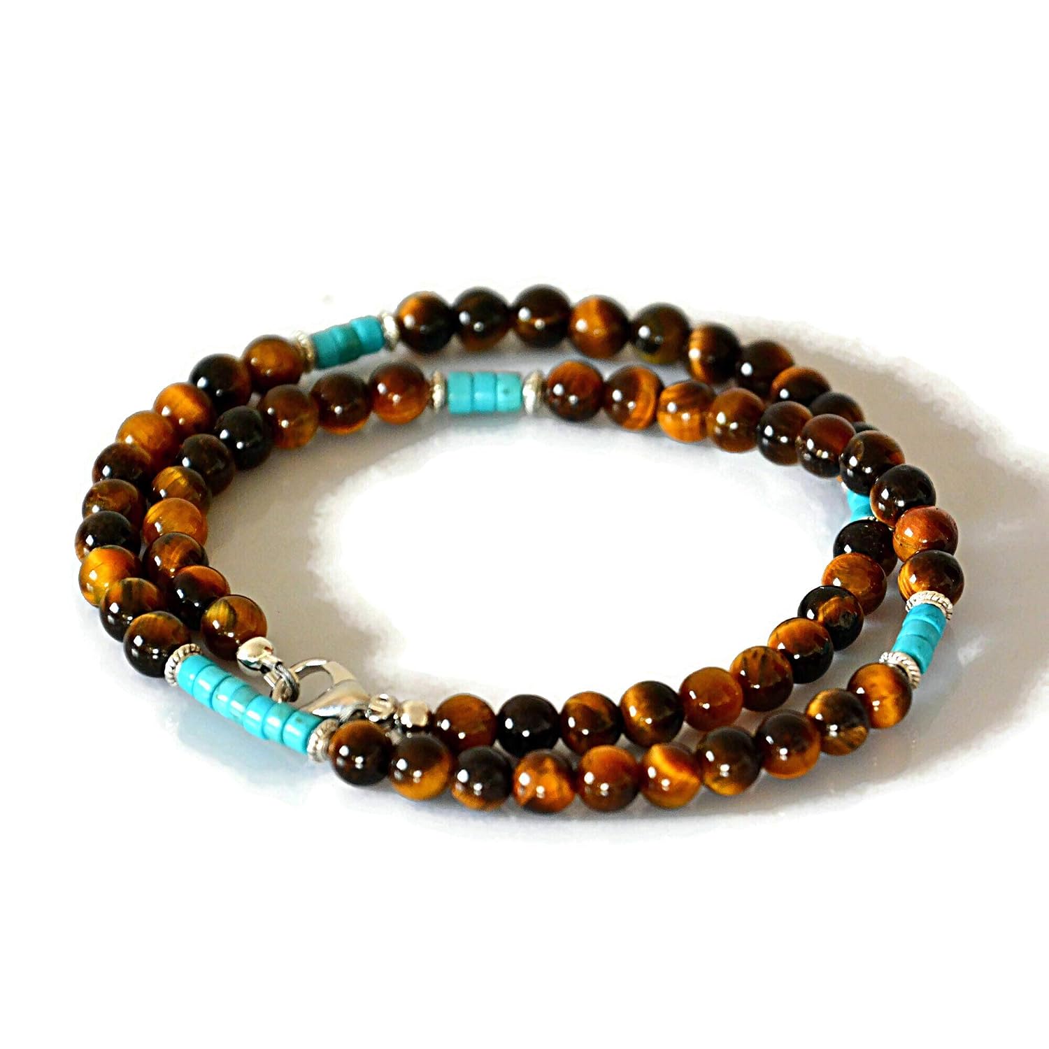 Tiger Eye Natural Stone Choker 