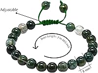 Vista 249 de Amazing Gemstone Crystal Bracelet for Women Men's Gifts - Protection Healing Crystal Bracelet - 8mm Gemstone Beaded Adjustable Bracelet Pulseras