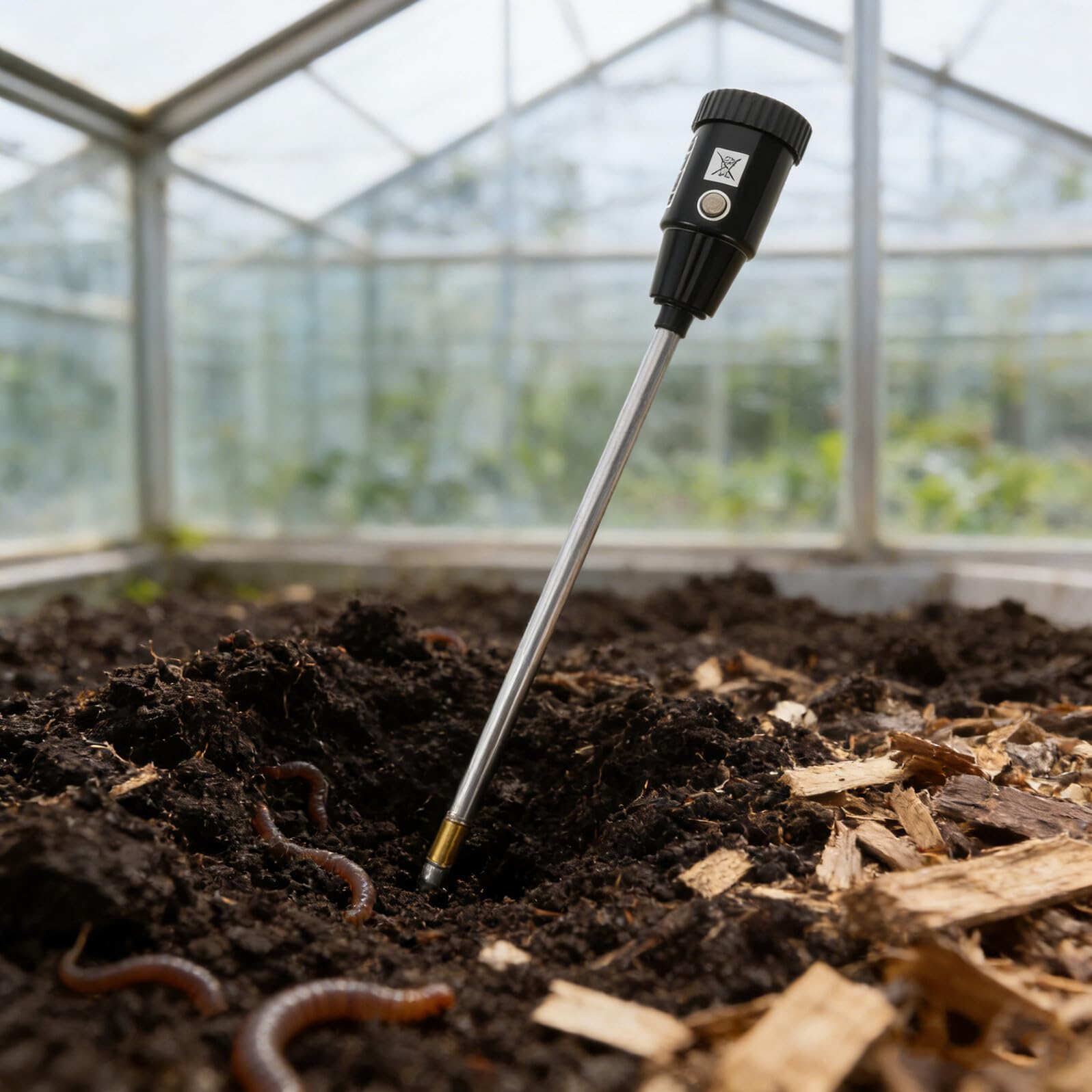 UPKOCH Boden Ph Tester und Feuchtigkeitsmesser mit 30cm Sonde Präzises 2-in-1 Garten Bodentester für Rasen Pflanzenpflege und Landwirtschaft Tragbares Bodenmessgerät für Innen